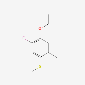 (4-Ethoxy-5-fluoro-2-methylphenyl)(methyl)sulfane