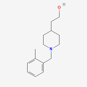 molecular formula C15H23NO B1475790 2-(1-(2-Methylbenzyl)piperidin-4-yl)ethan-1-ol CAS No. 2098030-71-6