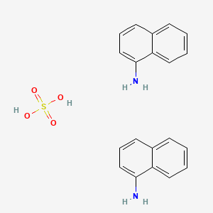 Naphthalen-1-amine;sulfuric acid