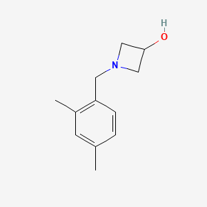 molecular formula C12H17NO B1475791 1-(2,4-Dimetilbencil)azetidin-3-ol CAS No. 2092711-06-1