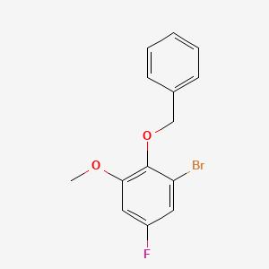 2-(Benzyloxy)-1-bromo-5-fluoro-3-methoxybenzene