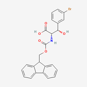 N-Fmoc-(betaS)-3-bromo-beta-hydroxy-L-Phenylalanine