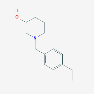 molecular formula C14H19NO B1475801 1-(4-Vinylbenzyl)piperidin-3-ol CAS No. 2092724-01-9