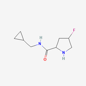 N-(cyclopropylmethyl)-4-fluoropyrrolidine-2-carboxamide
