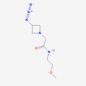 2-(3-azidoazetidin-1-yl)-N-(2-methoxyethyl)acetamide