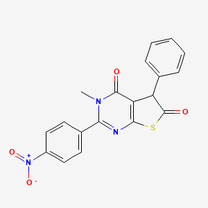 3-Methyl-2-(4-nitro-phenyl)-5-phenyl-3,5-dihydro-thieno[2,3-d]pyrimidine-4,6-dione