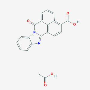 molecular formula C21H14N2O5 B147581 STO-609 醋酸盐 CAS No. 1173022-21-3