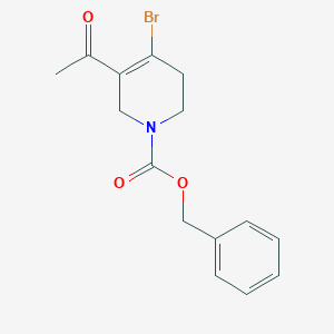 benzyl 3-acetyl-4-bromo-5,6-dihydropyridine-1(2H)-carboxylate