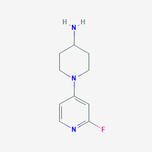 1-(2-Fluoropyridin-4-yl)piperidin-4-amine