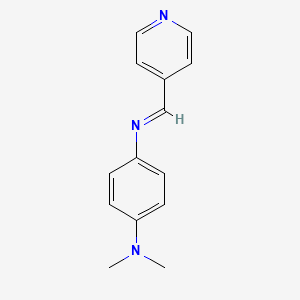 1,4-Benzenediamine, N,N-dimethyl-N'-(4-pyridinylmethylene)-