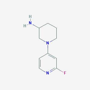 1-(2-Fluoropyridin-4-yl)piperidin-3-amine