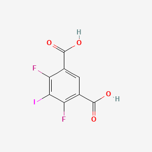 4,6-Difluoro-5-iodobenzene-1,3-dicarboxylic acid