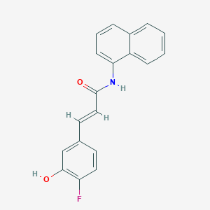 (e)-3-(4-Fluoro-3-hydroxy-phenyl)-n-naphthalen-1-yl-acrylamide