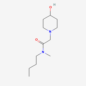molecular formula C12H24N2O2 B1475846 N-butyl-2-(4-hydroxypiperidin-1-yl)-N-methylacetamide CAS No. 2098030-32-9