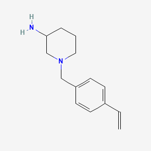 molecular formula C14H20N2 B1475848 1-(4-Vinylbenzyl)piperidin-3-amine CAS No. 2092156-34-6