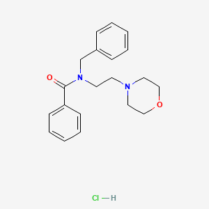 molecular formula C20H25ClN2O2 B14758491 N-Benzyl-N-(2-morpholinoethyl)benzamide hydrochloride CAS No. 1808-21-5