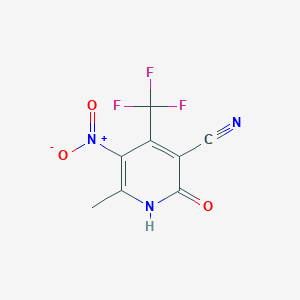 2-Hydroxy-6-methyl-5-nitro-4-(trifluoromethyl)nicotinonitrile