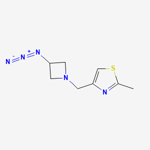 4-((3-Azidoazetidin-1-yl)methyl)-2-methylthiazole
