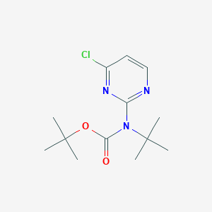 tert-butyl N-tert-butyl-N-(4-chloropyrimidin-2-yl)carbamate