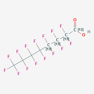 Perfluoro-n-[1,2,3,4-13C4]-octanoic acid