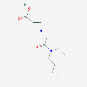 molecular formula C12H22N2O3 B1475856 1-(2-(Butyl(ethyl)amino)-2-oxoethyl)azetidine-3-carboxylic acid CAS No. 2098042-36-3