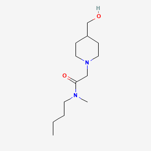 N-butyl-2-(4-(hydroxymethyl)piperidin-1-yl)-N-methylacetamide