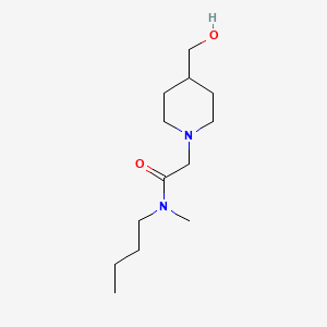 molecular formula C13H26N2O2 B1475857 N-butyl-2-(4-(hydroxymethyl)piperidin-1-yl)-N-methylacetamide CAS No. 2097994-78-8