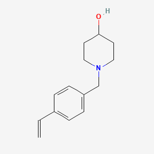 molecular formula C14H19NO B1475859 1-(4-Vinylbenzyl)piperidin-4-ol CAS No. 2092061-11-3
