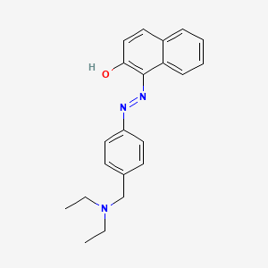 1-(2-{4-[(Diethylamino)methyl]phenyl}hydrazinylidene)naphthalen-2(1H)-one