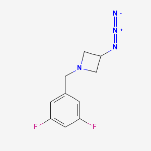 molecular formula C10H10F2N4 B1475861 3-Azido-1-(3,5-difluorobenzyl)azetidine CAS No. 2098005-82-2