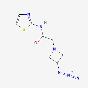 2-(3-azidoazetidin-1-yl)-N-(thiazol-2-yl)acetamide