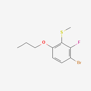 (3-Bromo-2-fluoro-6-propoxyphenyl)(methyl)sulfane