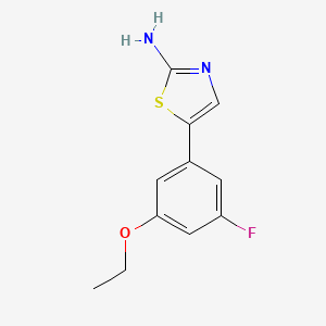 5-(3-Ethoxy-5-fluorophenyl)thiazol-2-amine