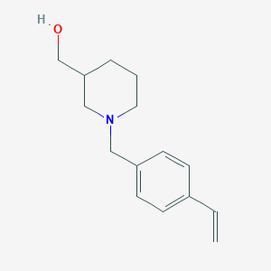 molecular formula C15H21NO B1475868 (1-(4-Vinylbenzyl)piperidin-3-yl)methanol CAS No. 2098077-27-9