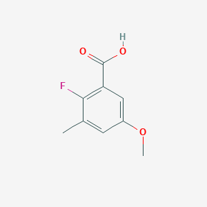 2-Fluoro-5-methoxy-3-methylbenzoic acid