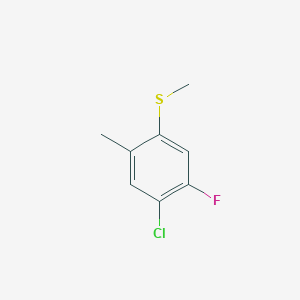 (4-Chloro-5-fluoro-2-methylphenyl)(methyl)sulfane