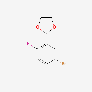 2-(5-Bromo-2-fluoro-4-methylphenyl)-1,3-dioxolane