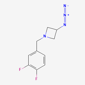molecular formula C10H10F2N4 B1475872 3-Azido-1-(3,4-difluorobenzyl)azetidine CAS No. 2098077-36-0