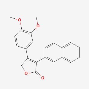 3-(3,4-dimethoxyphenyl)-4-naphthalen-2-yl-2H-furan-5-one