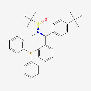 [S(R)]-N-[(S)-(4-(tert-Butyl)phenyl)[2-(diphenylphosphino)phenyl]methyl]-N,2-dimethyl-2-propanesulfinamide