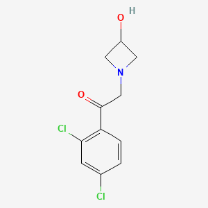 1-(2,4-Dichlorophenyl)-2-(3-hydroxyazetidin-1-yl)ethan-1-one