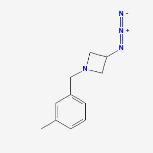 molecular formula C11H14N4 B1475886 3-Azido-1-(3-methylbenzyl)azetidine CAS No. 2097976-95-7