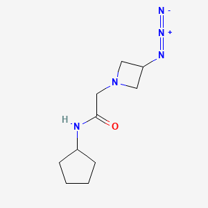 2-(3-azidoazetidin-1-yl)-N-cyclopentylacetamide