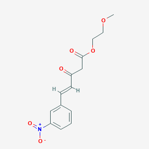 Methoxyethyl 3-nitrobenzylidenacetoacetate