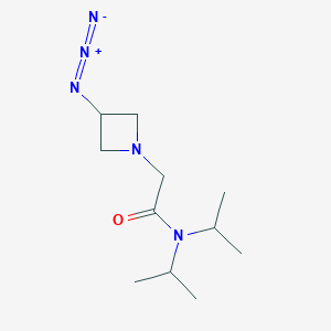 molecular formula C11H21N5O B1475892 2-(3-azidoazetidin-1-yl)-N,N-diisopropylacetamide CAS No. 2098078-54-5