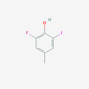 2-Fluoro-6-iodo-4-methylphenol