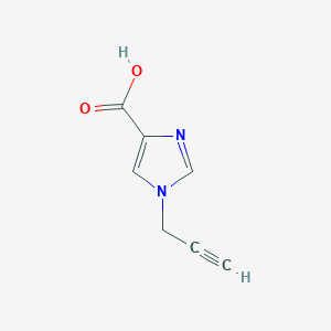 molecular formula C7H6N2O2 B1475893 1-(prop-2-yn-1-yl)-1H-imidazole-4-carboxylic acid CAS No. 1699771-27-1