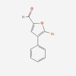 5-Bromo-4-phenylfuran-2-carbaldehyde