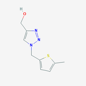 molecular formula C9H11N3OS B1475897 (1-((5-methylthiophen-2-yl)methyl)-1H-1,2,3-triazol-4-yl)methanol CAS No. 2092724-59-7