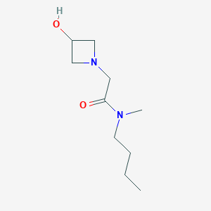 molecular formula C10H20N2O2 B1475899 N-butyl-2-(3-hydroxyazetidin-1-yl)-N-methylacetamide CAS No. 2098062-04-3